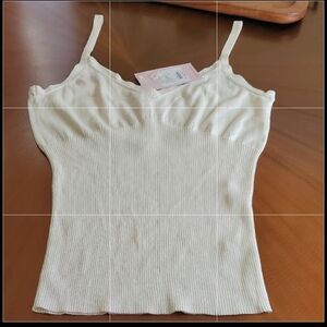 Lilly Pulitzer Cream Ribbed Camisole